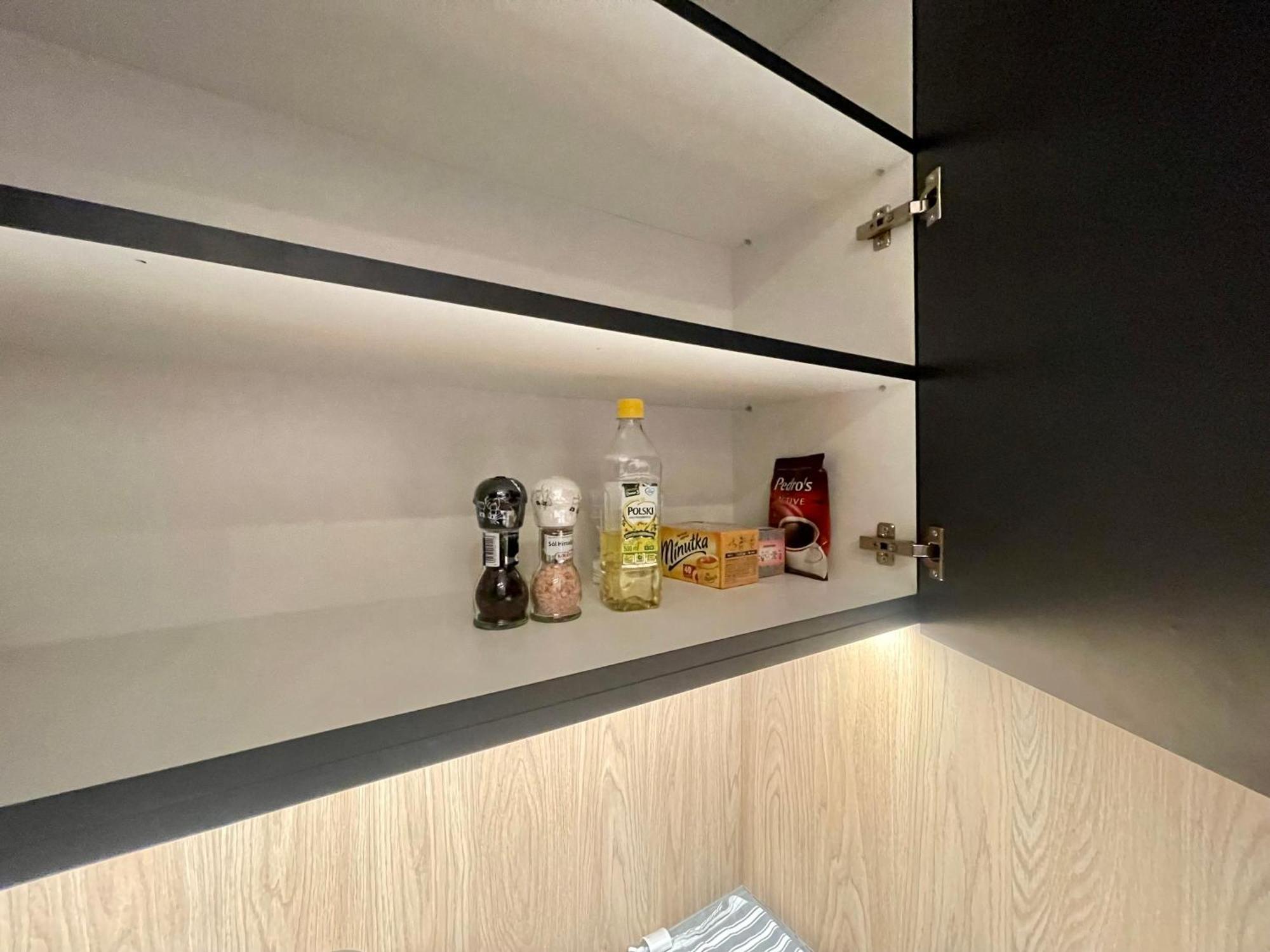 华沙Time&House Pileckiego Przy Centrum Onkologi I Klinice Novum Apartament Na Wylacznosc Pokoj,Sypialnia,Lozko, Lazienka,Kuchnia公寓 外观 照片