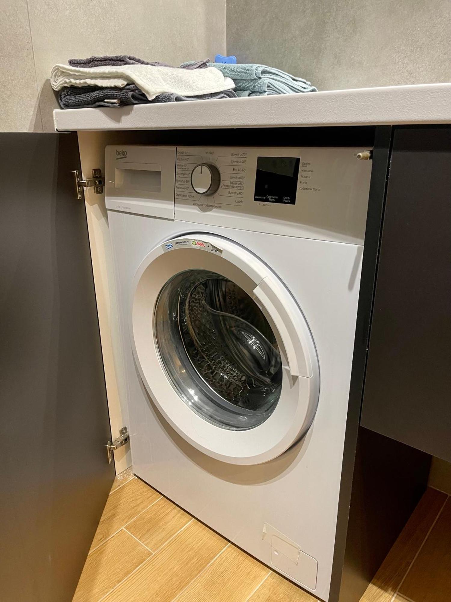 华沙Time&House Pileckiego Przy Centrum Onkologi I Klinice Novum Apartament Na Wylacznosc Pokoj,Sypialnia,Lozko, Lazienka,Kuchnia公寓 外观 照片