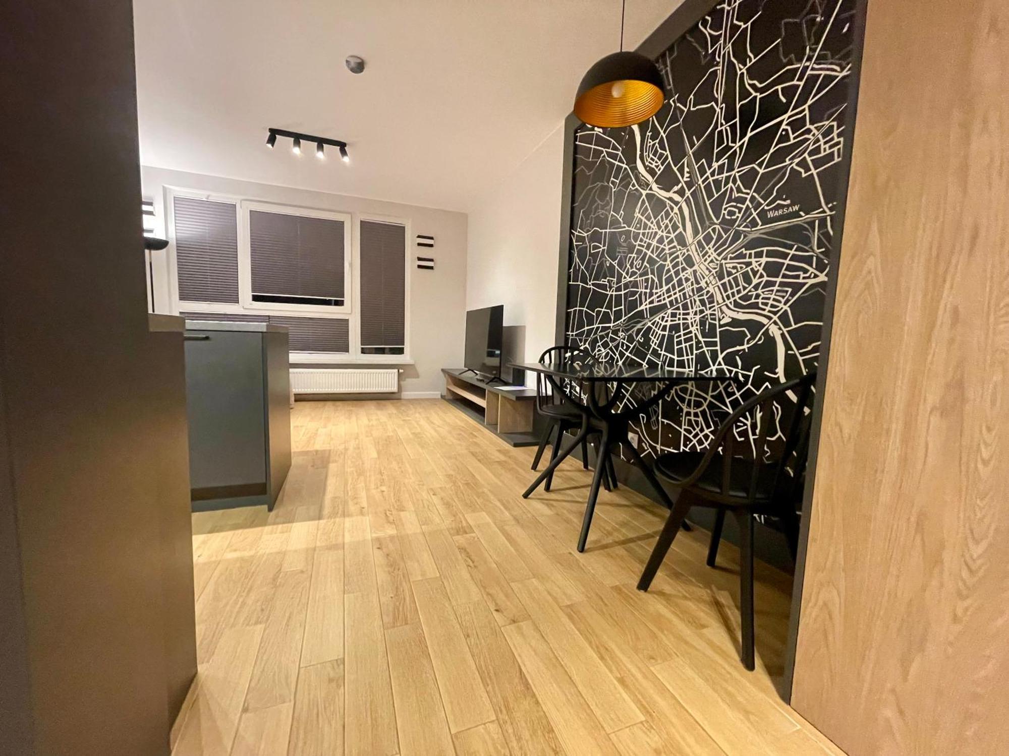 华沙Time&House Pileckiego Przy Centrum Onkologi I Klinice Novum Apartament Na Wylacznosc Pokoj,Sypialnia,Lozko, Lazienka,Kuchnia公寓 外观 照片